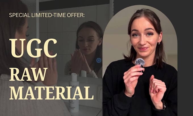 create ugc raw material for social media ads