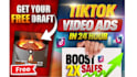 create short facebook video ads and dropshipping ads for your  product