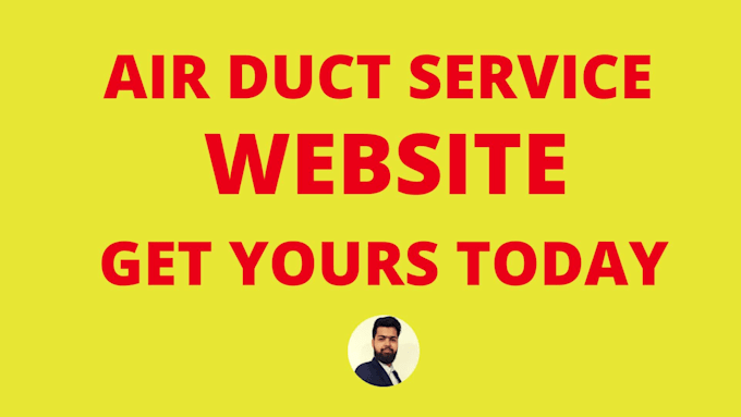 do air duct service or cleaning website with fb page