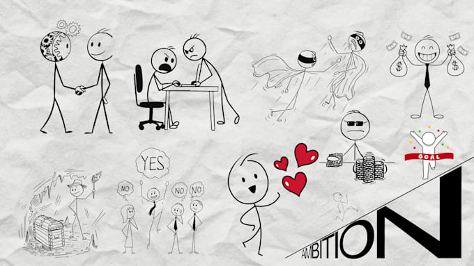 make stick figure animation video for youtube