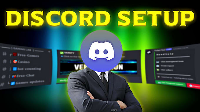 setup a professional custom discord server