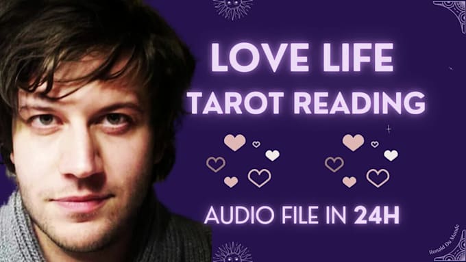 give a love life tarot reading as an audio file in 24h
