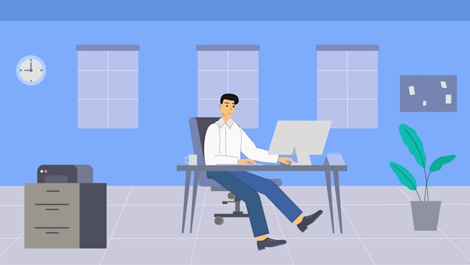 create custom 2d animated explainer video