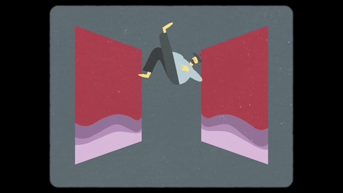 make a conceptual 2d animated music video