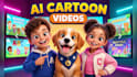 create stunning 3d ai cartoon animation, animated stories and youtube videos