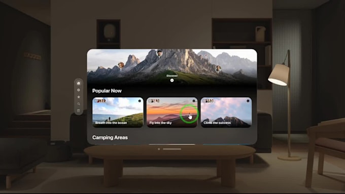 design UI for apple vision pro using figma