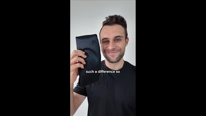 create male ugc video for your product