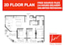 redraw 2d floor plan for real estate agent