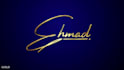 do handwritten signature logo animation in gold or silver