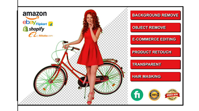 do background removal, remove object and ecommerce photo editing