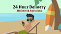 create a premium 2d animated explainer video in 24h
