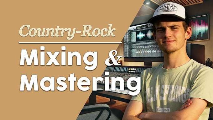 Mix and master you country rock song by Ozziproduction | Fiverr