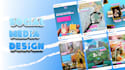 design colorful and cheerful social media posts for your brand