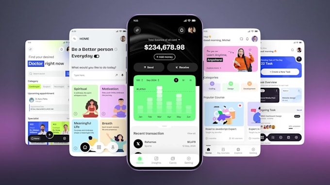 do mobile app ui ux design in figma