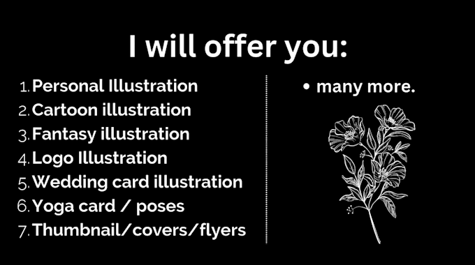 make professional custom illustrations for any project