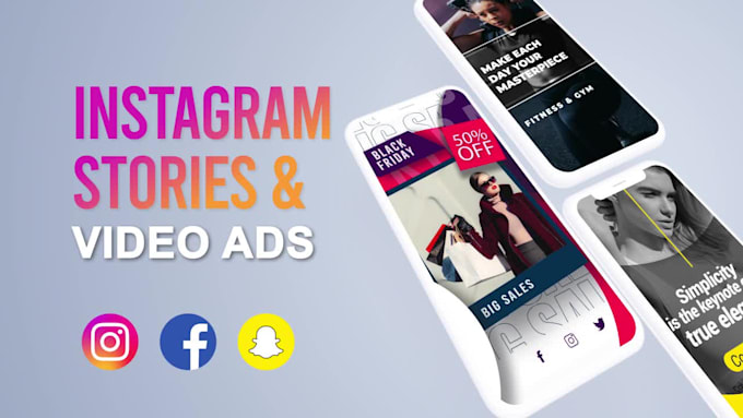 create professional instagram stories and  video ads