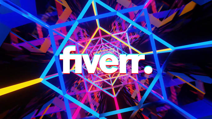 do custom vj loop dj visuals and logo animation