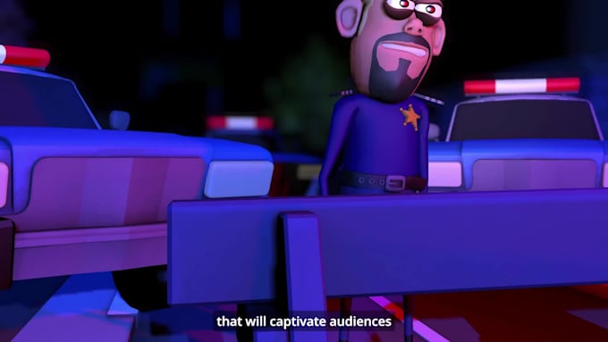 create 3d animated cinematic book movie