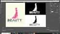 create a minimal silhouette logo and character illustrations