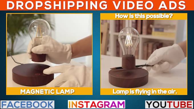 create drop shipping video ad