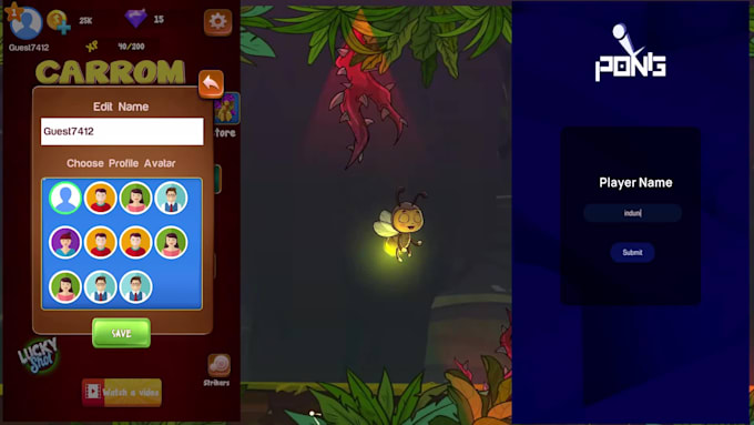 do game development with unity engine for mobile, PC and web
