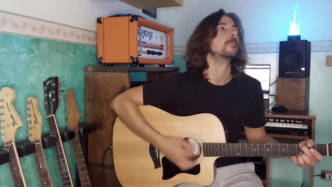 record professional acoustic guitars for your song