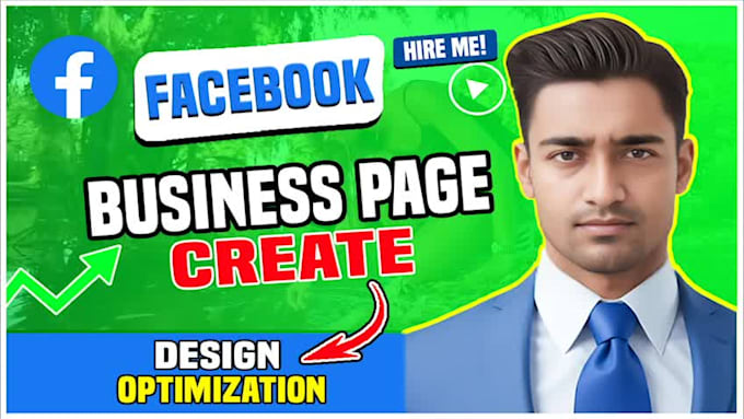 do facebook business page creation, fb fan page setup, banner, cover design