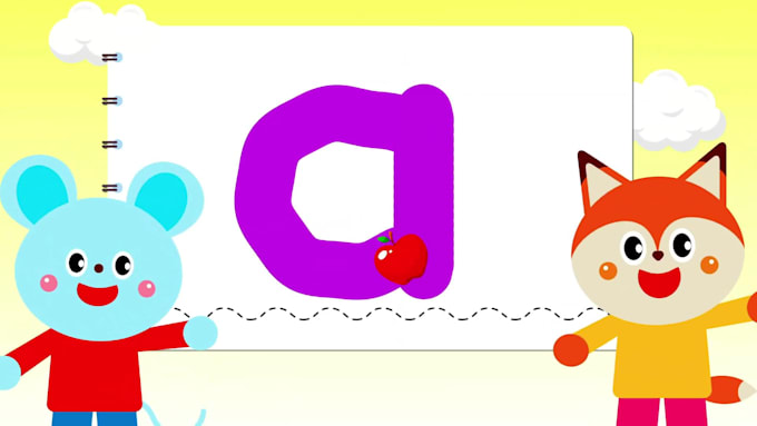 create kids learning videos