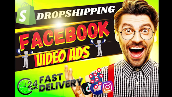 create facebook ad creative video for dropshipping products
