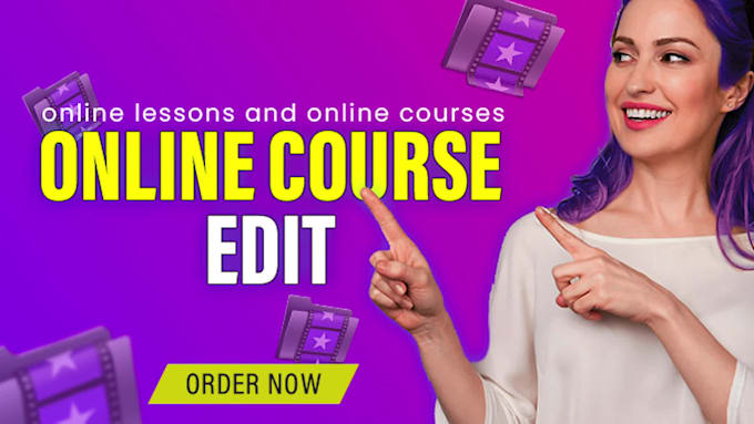do video editing of online lessons and online courses