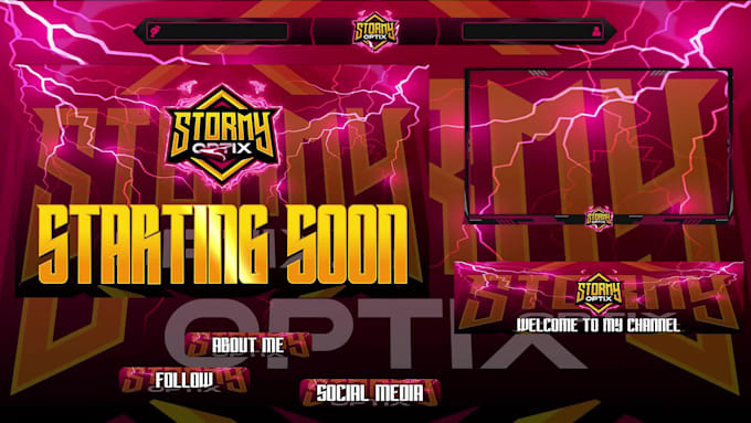 make amazing animated stream overlay and packages