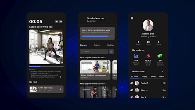 Design stunning ui ux for mobile app or website by Jean_sebastien_ | Fiverr