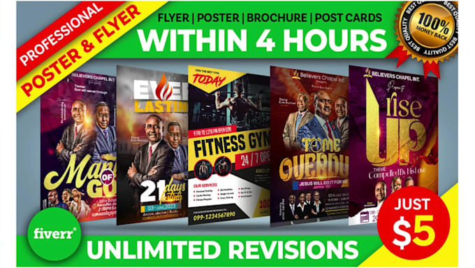 do professional urgent business flyer, poster, postcard or leaflet