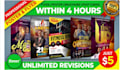 do professional urgent business flyer, poster, postcard or leaflet