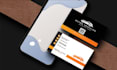 create a luxury professional business card with qr code