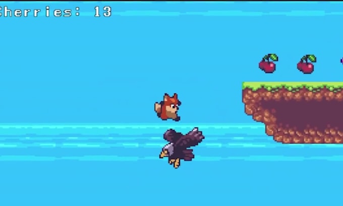 make 8bit pixel art backgrounds, characters, and game assets