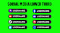 create social media lower third animation