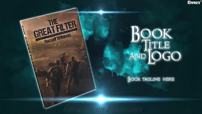 create a cinematic book trailer video