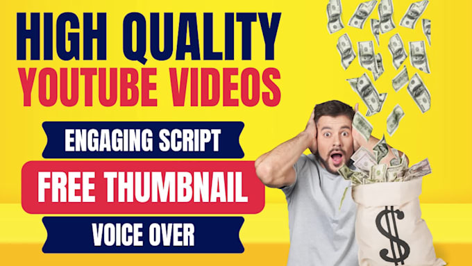make professional faceless video for your youtube channel