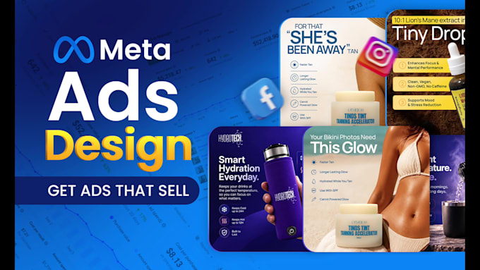 design meta ads creative, facebook ads design, ad creative design