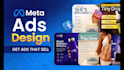 design meta ads creative, facebook ads design, ad creative design