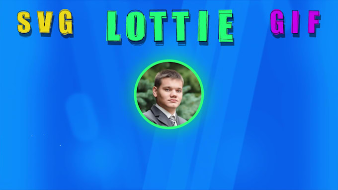 do mascot character lottie animation, svg, GIF for web