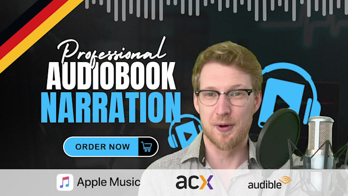 produce your german audiobook in high quality
