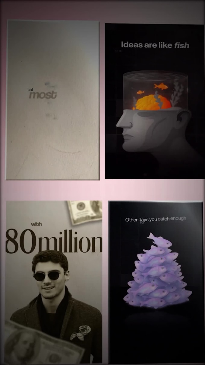 do custom motion graphic video editing for youtube instagram reels tiktok