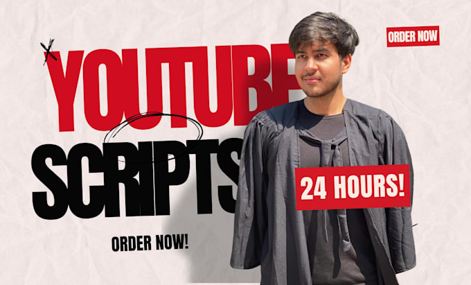 research and write a script for your youtube videos