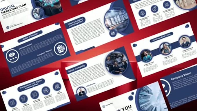 design professional presentation in powerpoint, canva