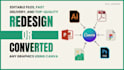 redesign, convert, or recreate your graphics in editable canva templates