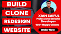 design redesign or clone website