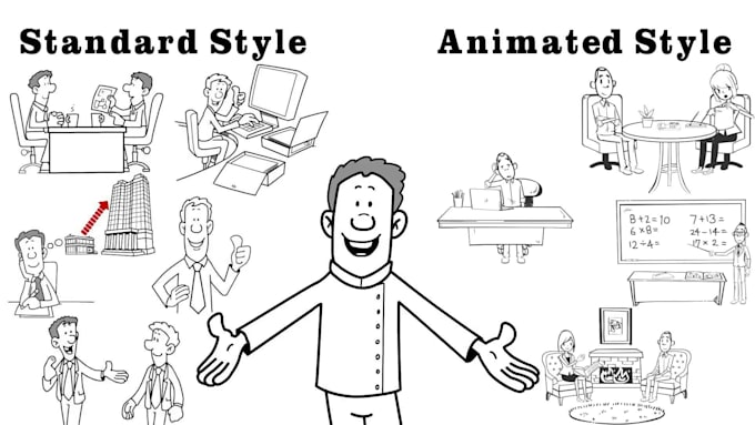 create whiteboard animations video for products and services