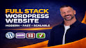 design and develop a modern wordpress website as a full stack developer